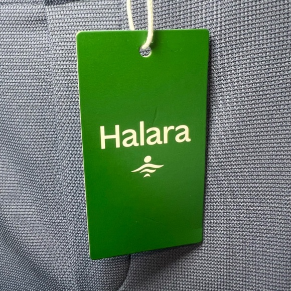 Halara Flex High Waist Pocket Wide Leg Waffle Work Pants Blue Gray NEW XL Petite - Picture 7 of 14